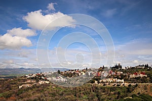 Meknes city panoramic view , Morocco