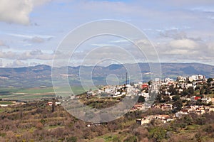 Meknes city panoramic view , Morocco