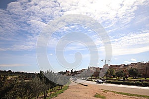 Meknes city panoramic view , Morocco