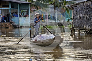 Floating market, Mekong Delta, Can Tho, Vietnam