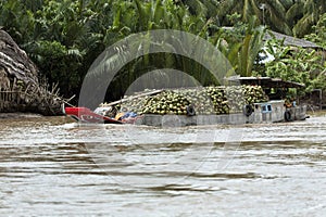 Mekong River Barge