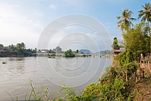 Mekong River at Don Det in 4000 islands, Champasak Province, Laos