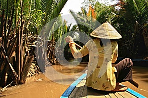 Mekong river,Vietnam.