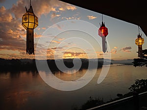 Mekong at Sunset