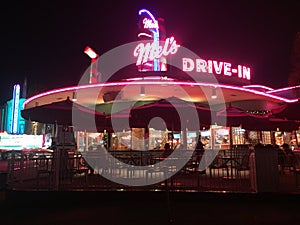 Mel`s Drive-In at Universal Studios, Orlando, Florida