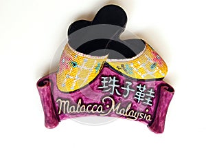 Melaka beaded slippers