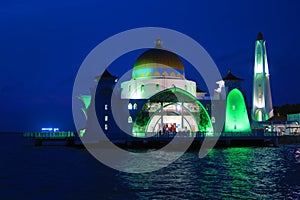 Melaka straits masjid selat floating mosque malacca