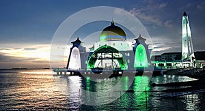 Melaka straits mosque