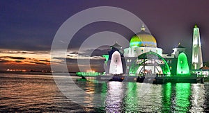 Melaka straits mosque