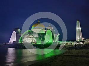 melaka straits mosque