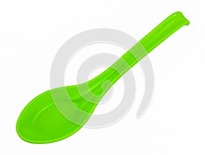 Melamine green spoon