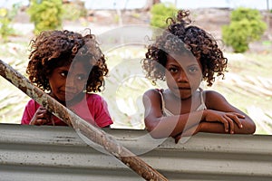 Melanesian people of Papua New Guinea