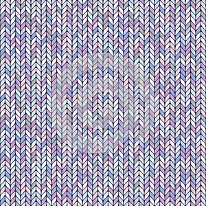 Melange pastel knitted seamless background pattern