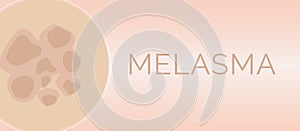 Melasma Skin Condition Illustration Design