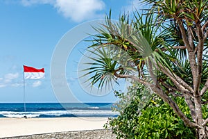 Melasti Beach in Bukit, Bali, Indonesia