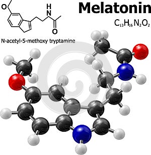 Melatonin molecule