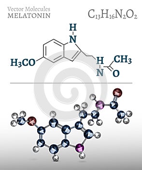 Melatonin Molecule Image