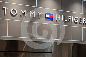 Melbourne, Australia: 12-5-2023: Tommy Hilfiger Store Sign