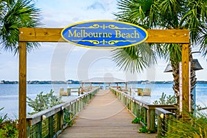 Melbourne Beach Florida Indian River Pier photo