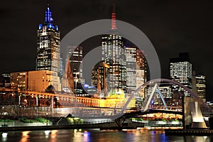 Melbourne City at Night