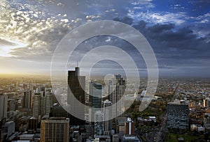 Melbourne City Skyline