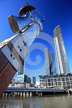 Melbourne city,Yarra river photo