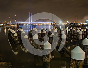 Melbourne Docklands and Bolte bridge photo
