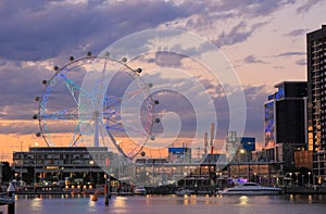 Melbourne Docklands cityscape Australia photo