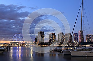 Melbourne Docklands cityscape Australia photo