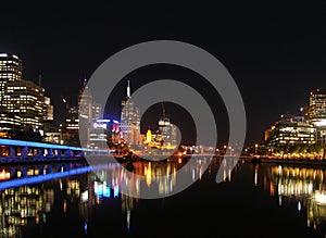 Melbourne's Skyline by Night