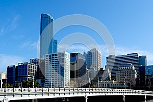 Melbourne Skyline and Queens Bridge
