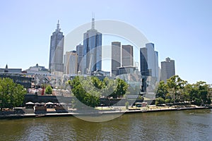 Melbourne Skyline - Yarra River photo