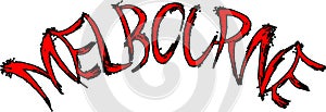 Melbourne tect sign illustration
