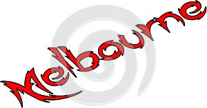 Melbourne tect sign illustration