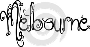 Melbourne tect sign illustration