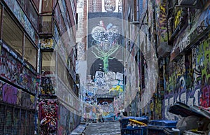 Melbourne Urban Alley Street Art