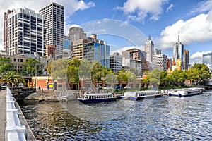 Melbournes southbank photo