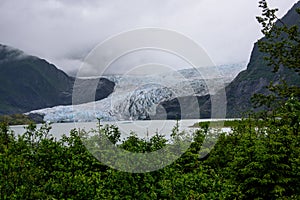 Meldenhall glacier in Alaska