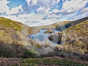 Meldon reservoir Dartmoor National Park