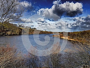 Meldon Reservoir , North Dartmoor National Park, Devon uk