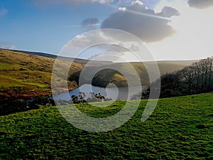 Meldon Reservoir,  West Devon WayDartmoor National Park Devon uk