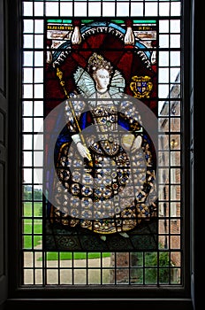 Melford Hall Stainglass Window