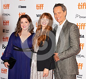 Melissa McCarthy, Richard E Grant and Director Marielle Heller at Can You Ever Forgive Me at TIFF2018 premiere