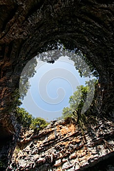 Melissani Cave