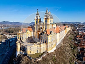 Melk Abbey in the Wachau region, Lower Austria