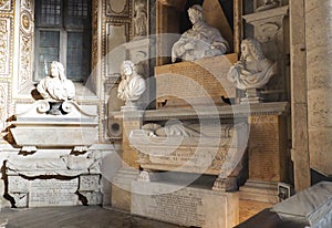 Santa Maria del Popolo church in Rome, Italy photo