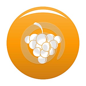 Mellow grape icon orange