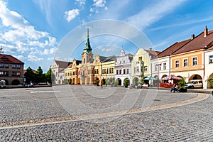 Main square in Melnik city