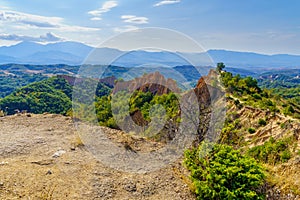 Melnik Sandstone Pyramids landscape