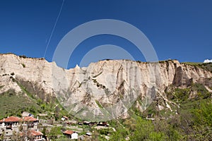 Melnik village peaks